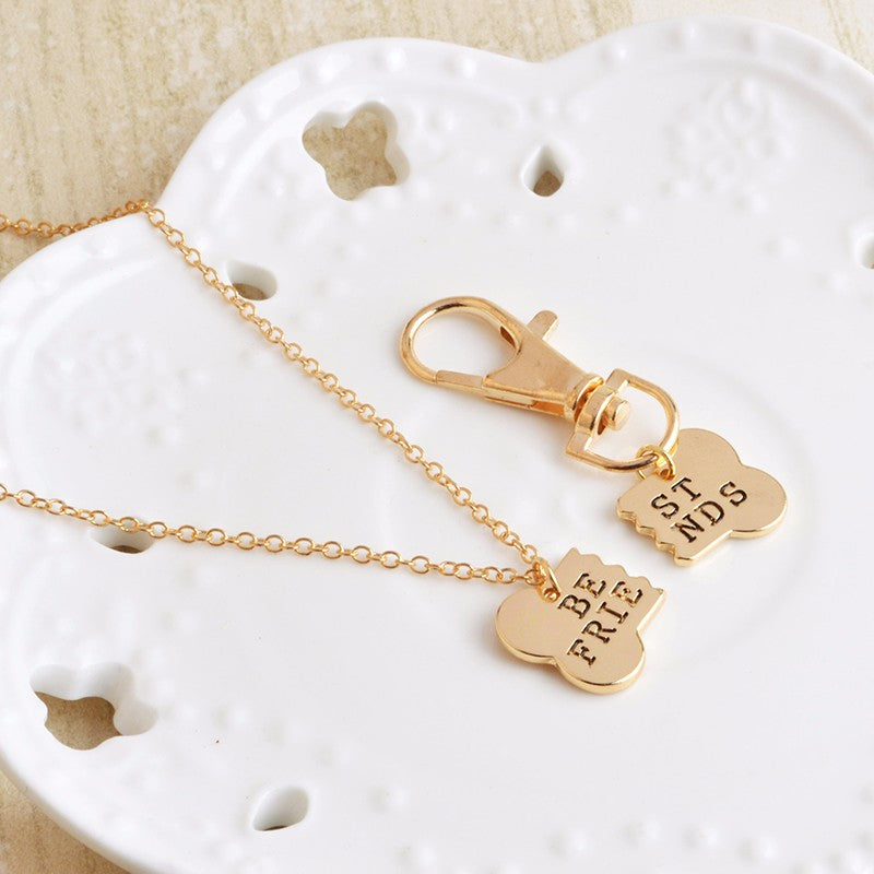 Pawppy Best Friends Chain Dog Puppy Gift Gold Mypawppy